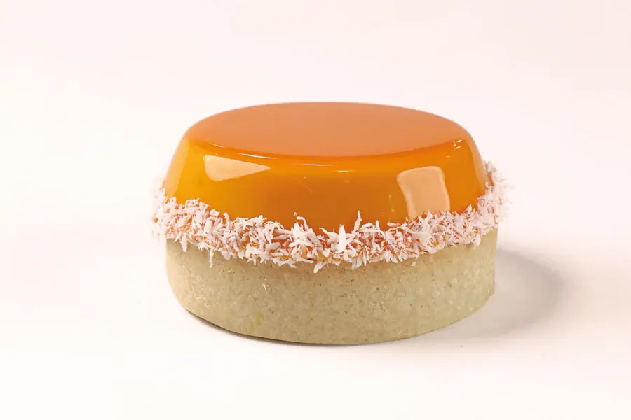 Sol de Siam con mango, coco y arroz con leche