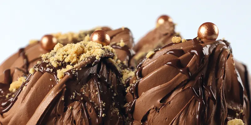 Helado de chocolate