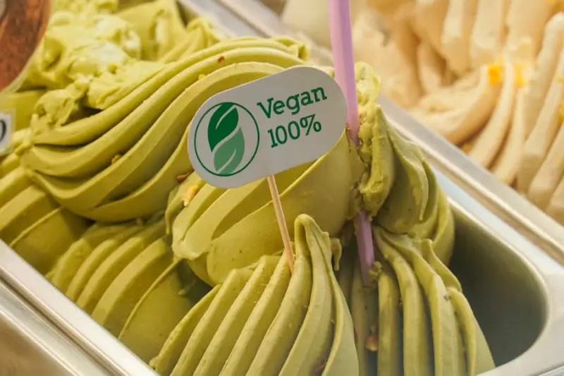 Helado de pistacho 100% vegano