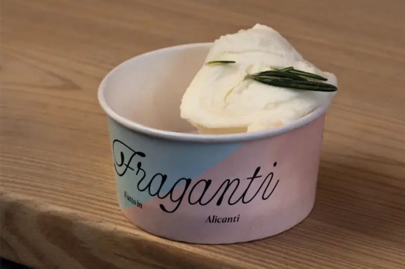Crema de queso de cabra El de Sereix con romero