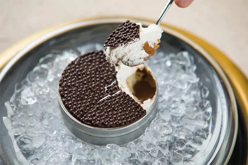 Caviar de chocolate
