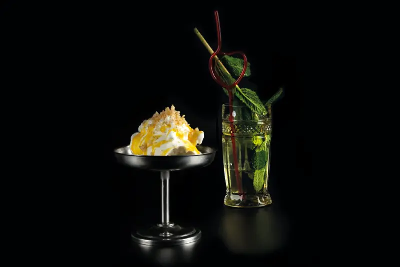 Helado inspirado en música disco