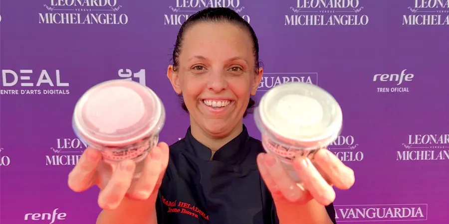 Irene Iborra crea helados renacentistas inspirados en Leonardo y Michelangelo