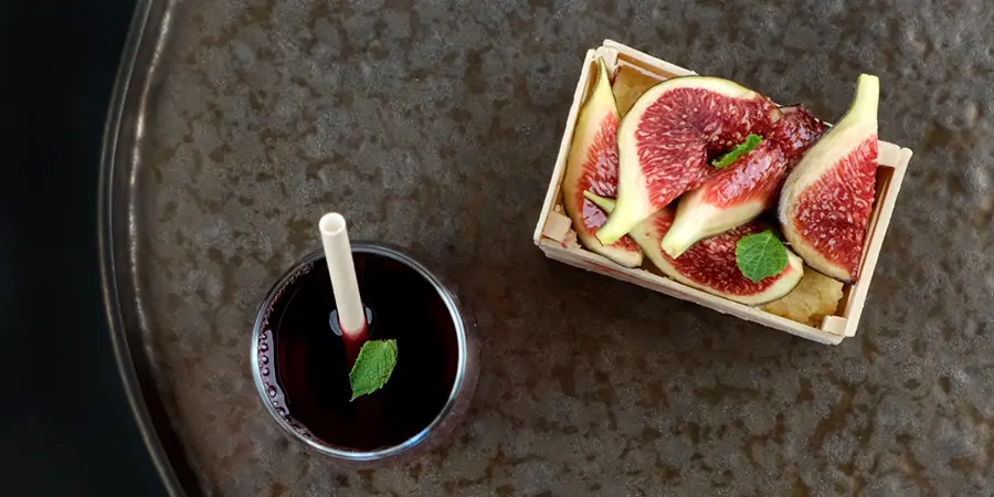 Pastel Cajita de Fruta con higos de Ximena Pastor (L'Atelier)