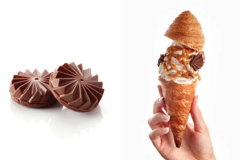 Reus de L'Atelier Barcelona, mejor pasta de España 2020, en versión cono helado