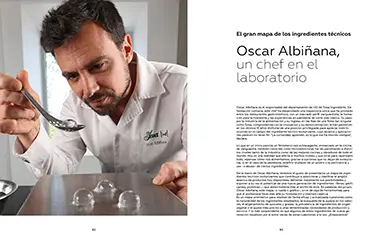 Oscar Albiñana, un chef en el laboratorio