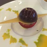 El postre en plato de Taiwan