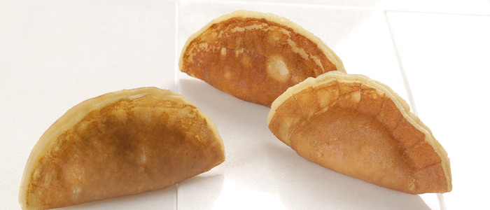 Jose Romero, empanadillas de crèpes con relleno de caprese