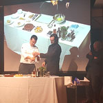Jaume Biarnés elaborando platos en La Pedrera