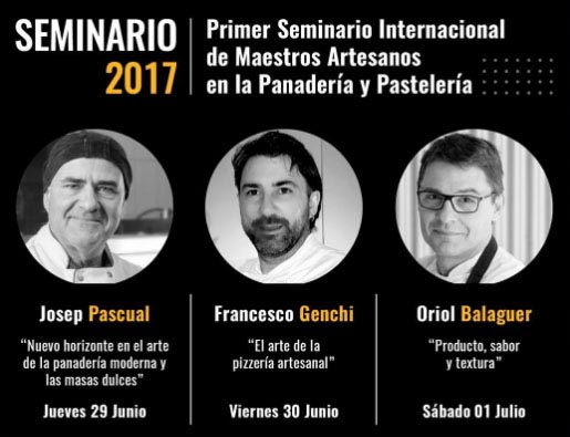 Cartel del seminario de Oriol Balaguer, Josep Pascual y Francesco Genchi en Arte Bianca