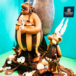 Astérix y Obélix en chocolate