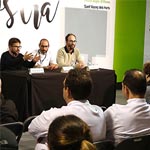 Tuvimos la oportunidad de participar en el acto de clausura junto a Josep Sucarrats y Eugeni Muñoz