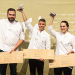 tres clasificados Campeonato Regional Absoluto de Pastelería de Canarias