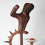 escultura de chocolate de Suiza