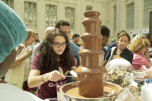 Fuente de chocolate en Chocomad