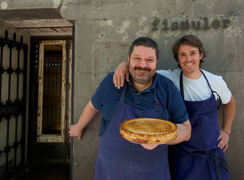 Nino Redruello y Patxi Zumárraga del restaurante Fismuler