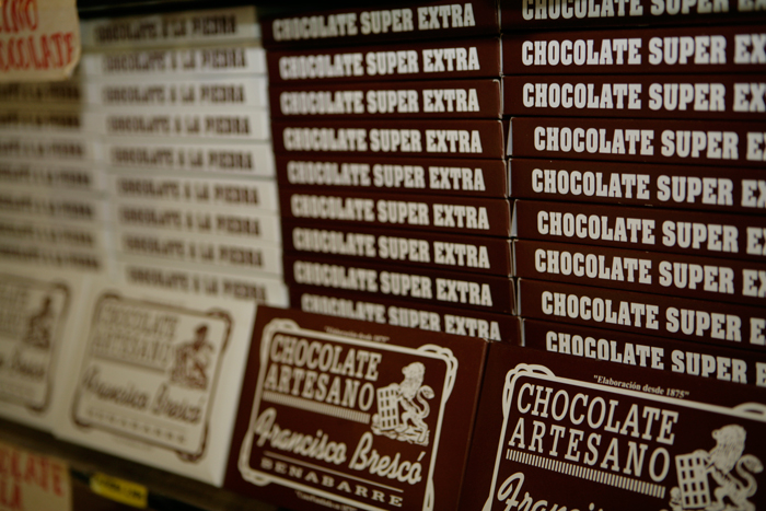 Tabletas de chocolates Brescó