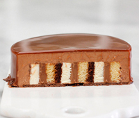 Entremet chocolate y whisky