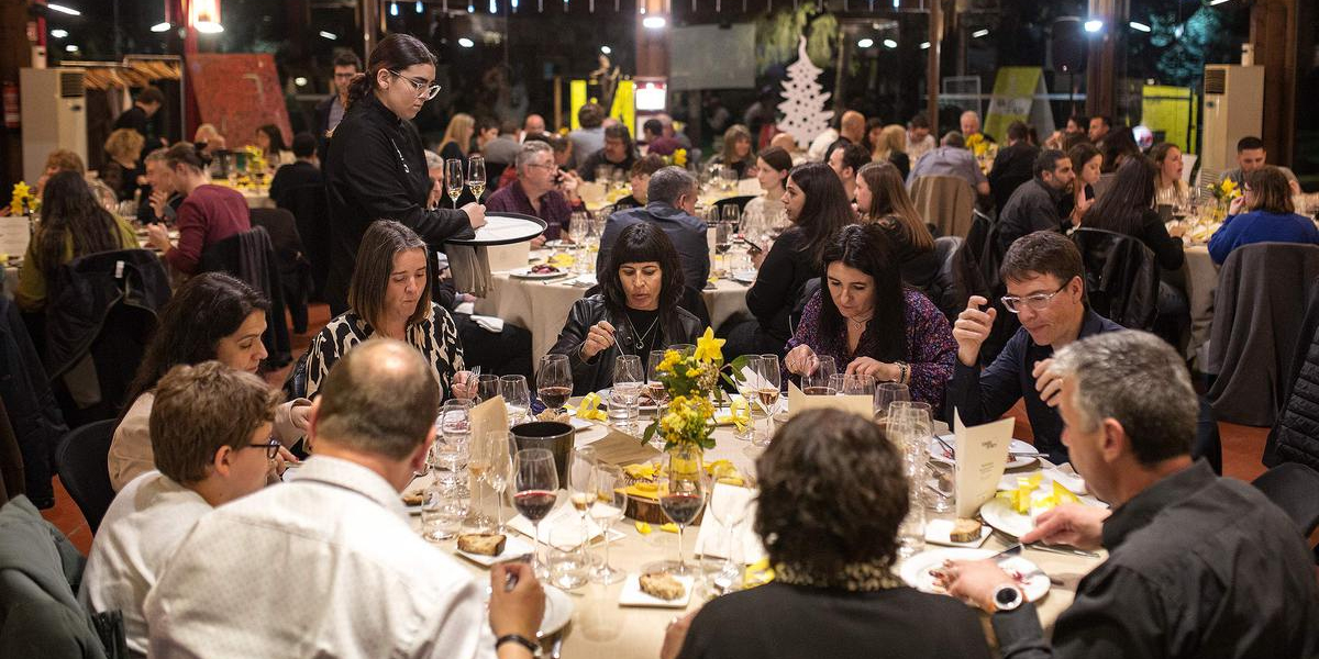 Ambiente en el evento organizado por Taula Dolça