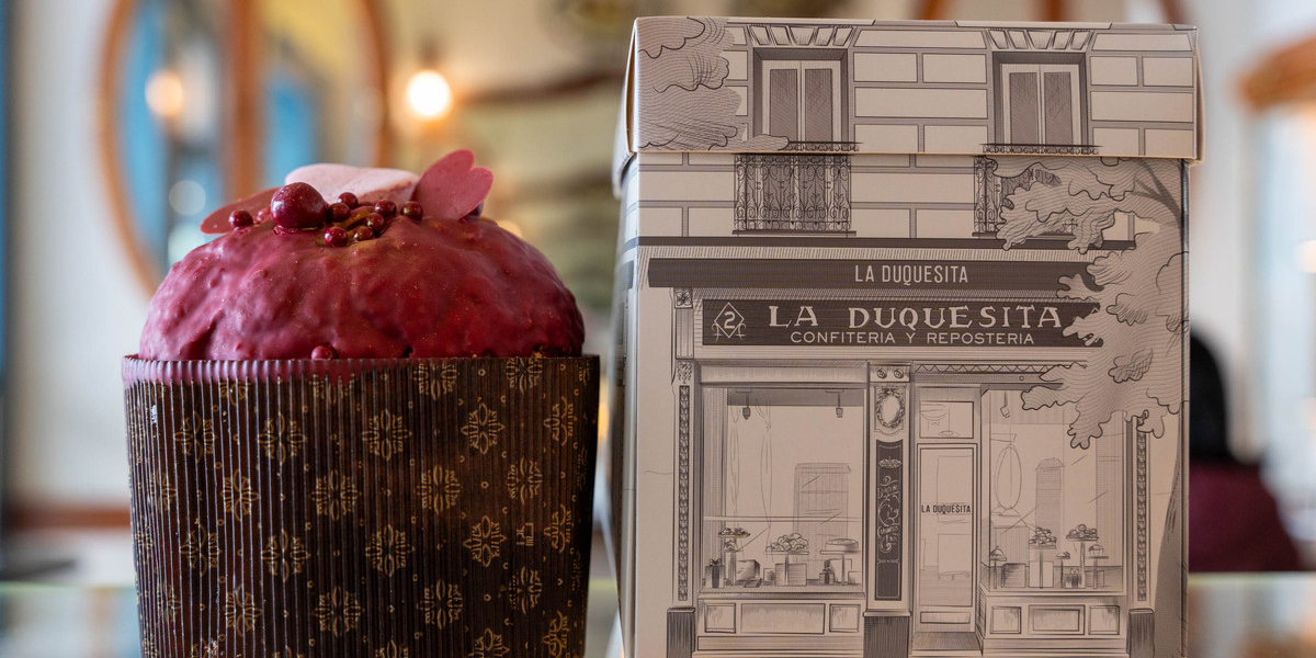 Panettone de San Valentín de La Duquesita