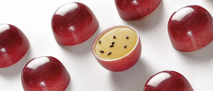 Bombones de fruta d ela pasión de Hans Ovando