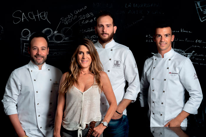 Equipo al completo de la Chocolate Academy