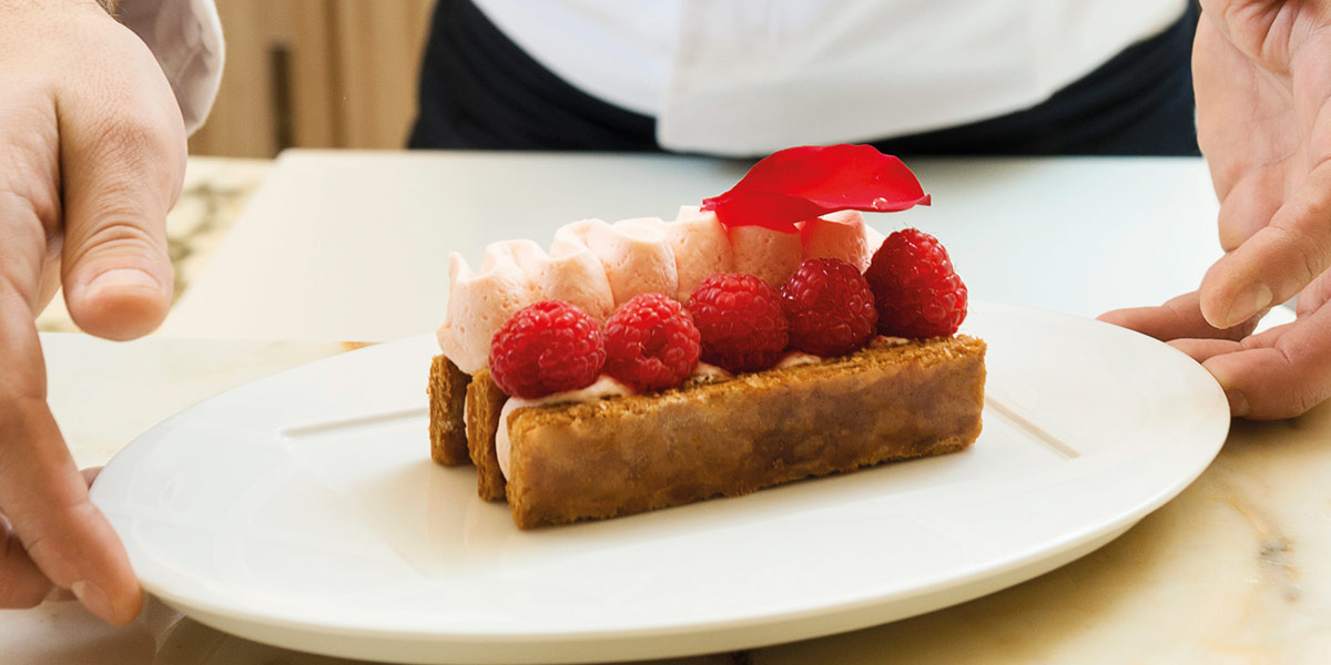 Millefeuille minute Ispahan de Pierre Hermé