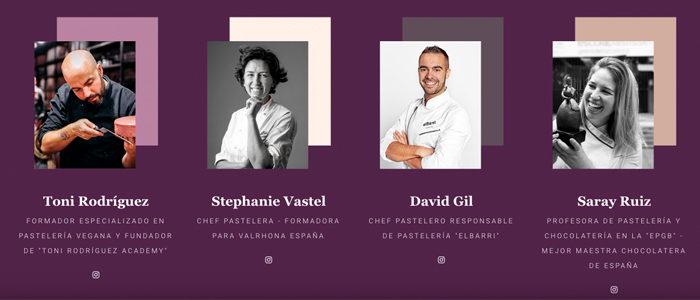 Ponentes de la cuarta edición de Sweethometalks: Toni Rodríguez, Stephanie Vastel, David Gil y Saray Ruiz