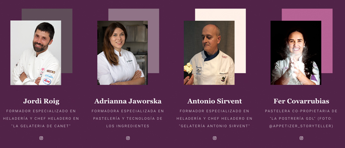 Ponentes de la segunda edición de Sweethoetalks: Jordi Roig, Adrianna Jaworska, Antonio Sirvent y Fer Covarrubias