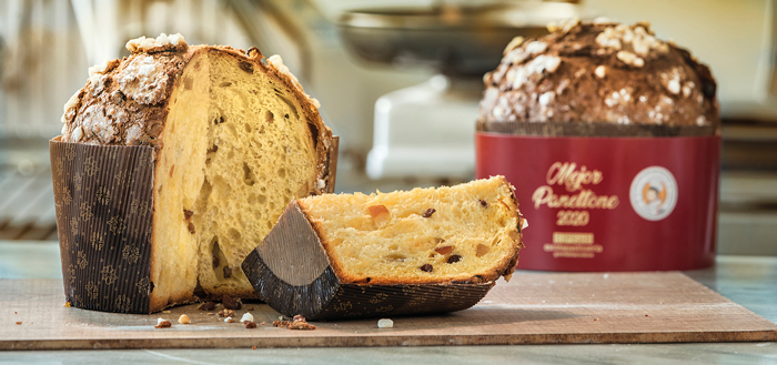 Corte del panettone ganador