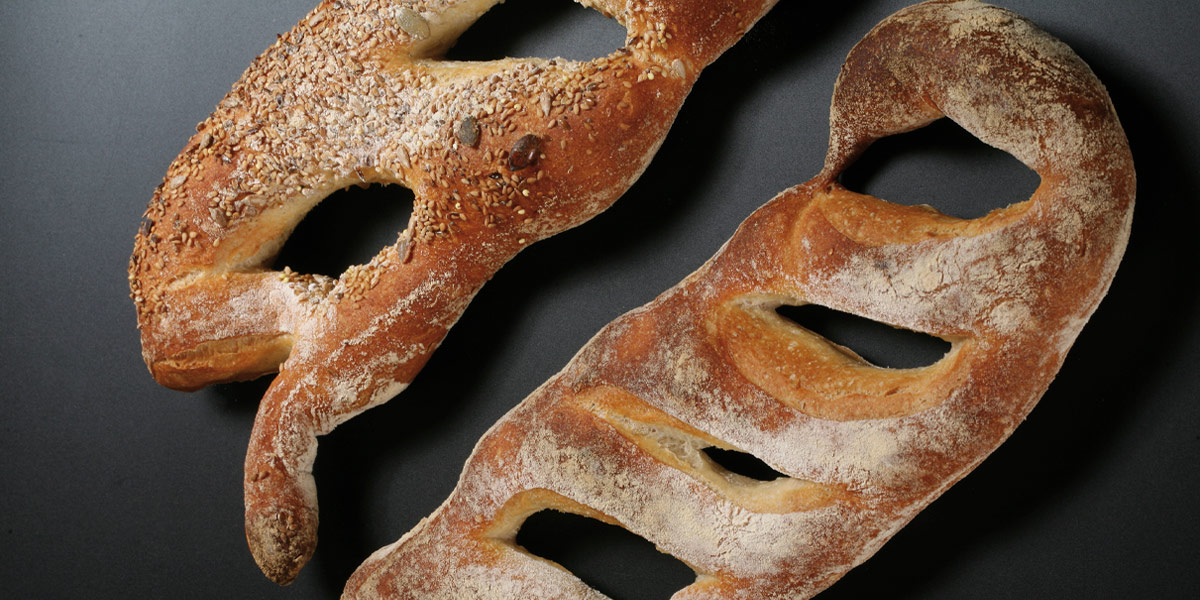 Ciabatta en forma de fougasse de Joaquín Llaràs