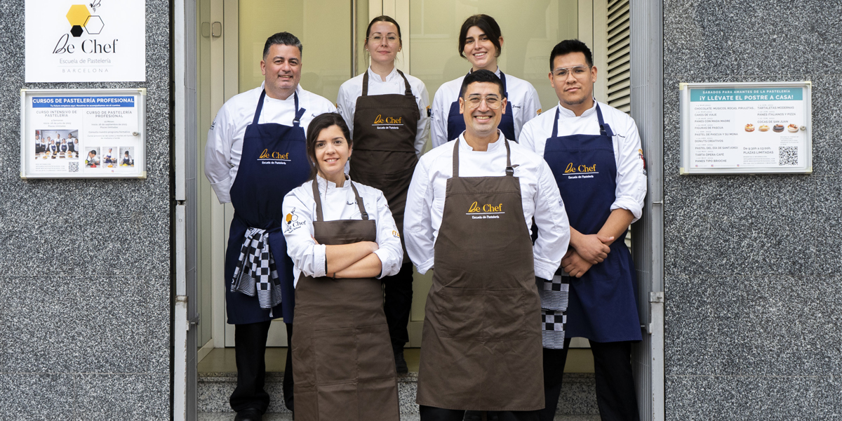 Equipo de la Be Chef Pastry School