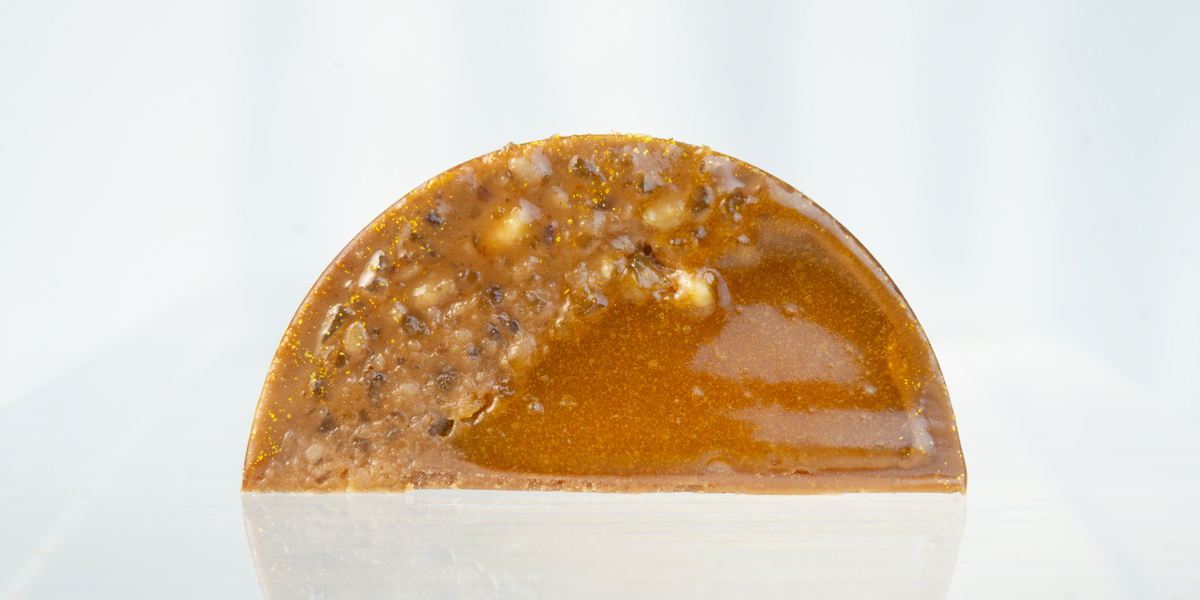 Dulce de leche – Avellana con efecto swirl / Ana Gallego