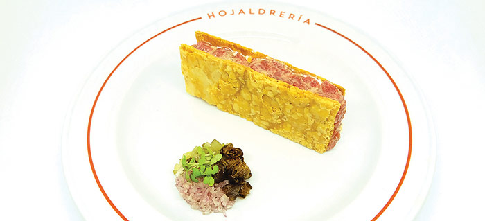 tartar vaca de La Hojaldrería