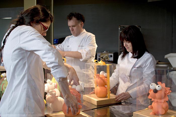 En la Chocolate Academy, durante su último curso de Pascua