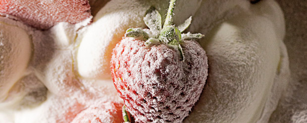 fresas con nata